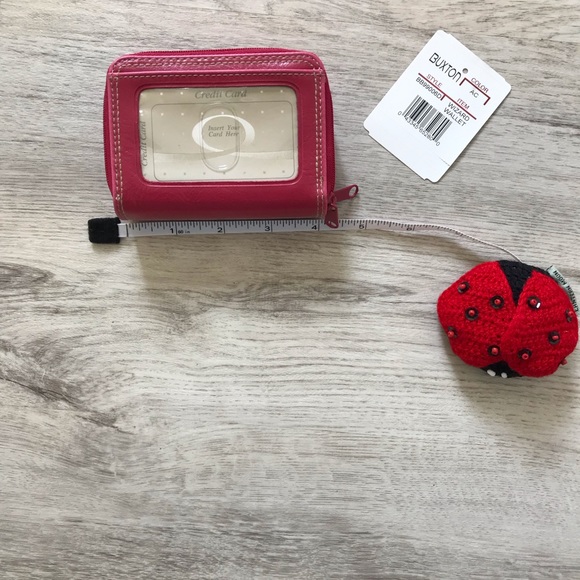 Buxton Hot Pink Wizard Wallet NWT Lots of Compartments - Picture 4 of 6